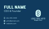 Blue Tech Pill Business Card Design