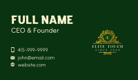 Elegant Shield Crest Business Card Image Preview