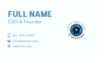 House Security Camera Lens Business Card