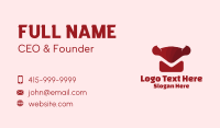 Red Matador Email  Business Card