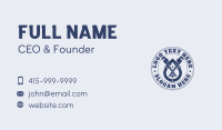 Plumbing Pipe Wrench Business Card