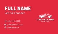 Luxury Sports Car Business Card