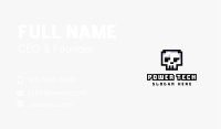 Pixel Skull Arcade  Business Card