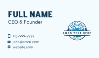 Wave Beach Ocean Business Card Design