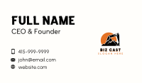 Mountain Excavation Contractor Business Card