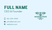 Medical Health Caduceus Business Card Image Preview