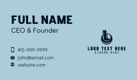 Logistics Cargo Letter L Business Card