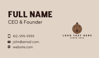 Cooperage Business Card example 1