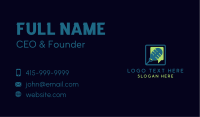 Microphone Talk Podcast Business Card