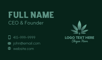 Dental Tooth Cannabis Business Card