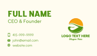 Green Sun Business Card example 4