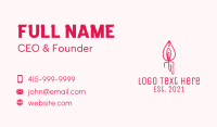 Intimate Business Card example 2