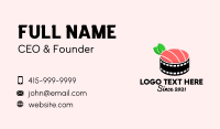 Film Reel Sushi  Business Card Design