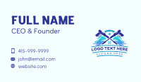 Pressure Washer House Cleaner Business Card