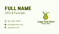 Organic Pear Smoothie  Business Card Design