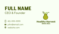 Organic Pear Smoothie  Business Card Image Preview