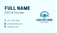 Underwater Mask Business Card example 2