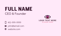 Visual Eye Optometry Business Card