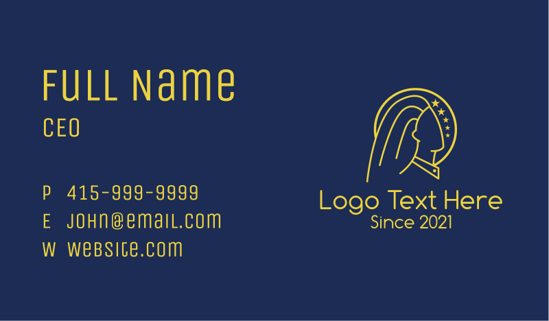 Advocate Business Card example 2