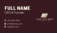 Brick Tile Flooring Business Card Design