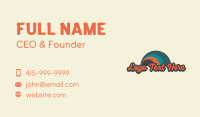 Hippie Business Card example 2