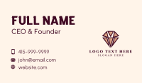 Crystal Diamond Jewelry Business Card