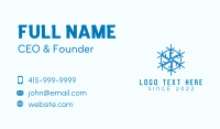 Snowflake Air Conditioning Business Card