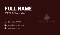 Luxury Pyramid Architecture Business Card