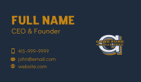 Sports Athletic Lettermark Business Card Image Preview