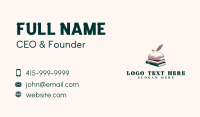 Author Business Card example 4