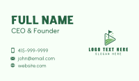 Golfing Tournament Competition Business Card