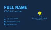 Planet Lightbulb Idea  Business Card