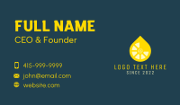 Lemon Drop Juice Business Card