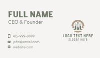 Boots Shovel Gardening Business Card Design