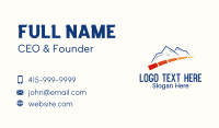 Mountain Power Meter Business Card Design