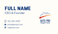 Mountain Power Meter Business Card Design