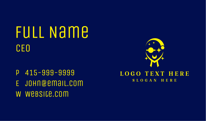 Visionary Business Card example 4