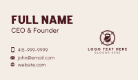 Kettlebell Weights Fitness  Business Card