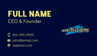 Street Art Wordmark Business Card