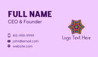 Multicolor Centerpiece Tile  Business Card