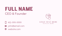 Cowgirl Ranch Woman Business Card Design