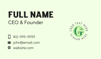 Stylish Boutique Letter G Business Card