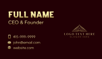 Elegant Triangle Diamond Business Card Design