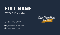 Mural Art Business Card example 3