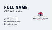 Masonry Trowel Construction Business Card