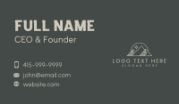 Mountain Hiking Star Business Card Design