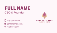 Ice Cream Gelato Cone Business Card Design