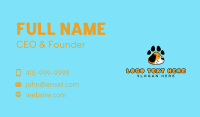 Paw Pet Dog Business Card