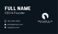 Moon Howling Wolf Business Card