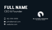 Moon Howling Wolf Business Card Image Preview